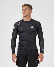 Cargar imagen en el visor de la galería, Rashguard Kingz Ranked Performance V3 Long Sleeve - Marrón
