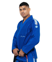 Lade das Bild in den Galerie-Viewer, Kimono BJJ (GI) Tatami Elements Superlite - Blau - weißer Gürtel enthalten
