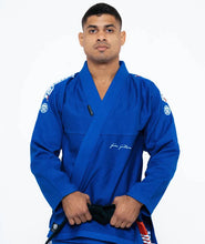 Lade das Bild in den Galerie-Viewer, Kimono BJJ (GI) Tatami Elements Superlite - Blau - weißer Gürtel enthalten
