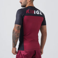 Carregar imagem no visualizador da galeria, Rashguard Kingz Krown Manga curta- granato
