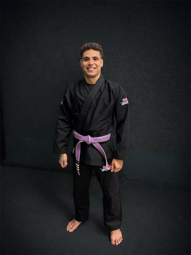 Kimono basic Try Hard- schwarz