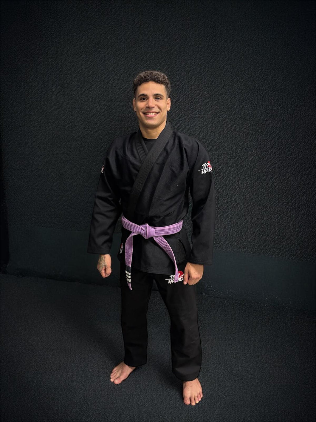 Kimono basique Try Hard- Noir