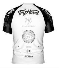 Charger l'image dans la galerie, V2 Rashguard Try Hard Millenium White
