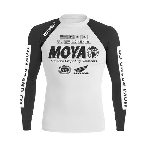 Rashguard Moya 24 LS- Weiss