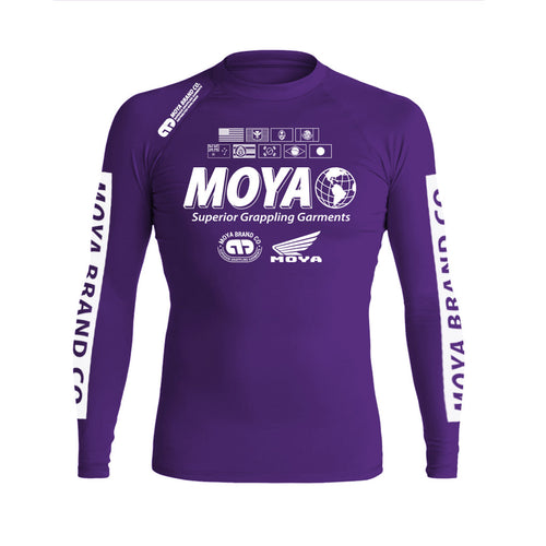 Rashguard Moya 24 Manga Larga - Morado