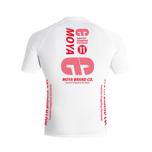 Cargar imagen en el visor de la galería, Rashguard Team Moya 23 Manga Corta - Blanco
