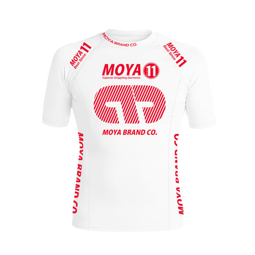 Rashguard Team Moya 23 Manga Curta - Branco