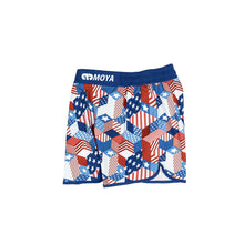 Load image into Gallery viewer, Moya Starts &amp; Stripes Training Shorts- White

