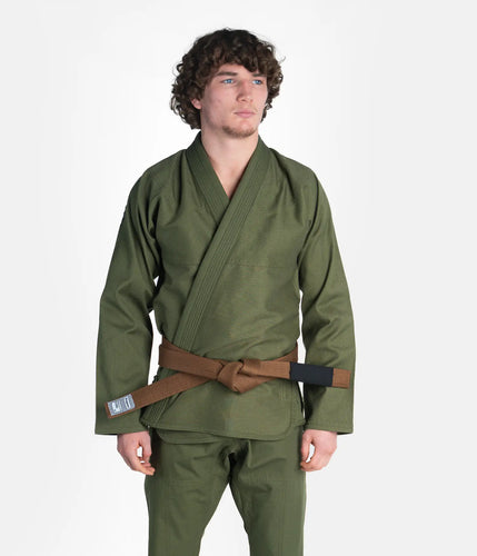 Kimono BJJ ( Gi) Progress The Academy- Verde floresta- FAIXA BRANCA INCLUIDA