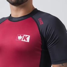 Carregar imagem no visualizador da galeria, Rashguard Kingz Krown Manga curta- granato
