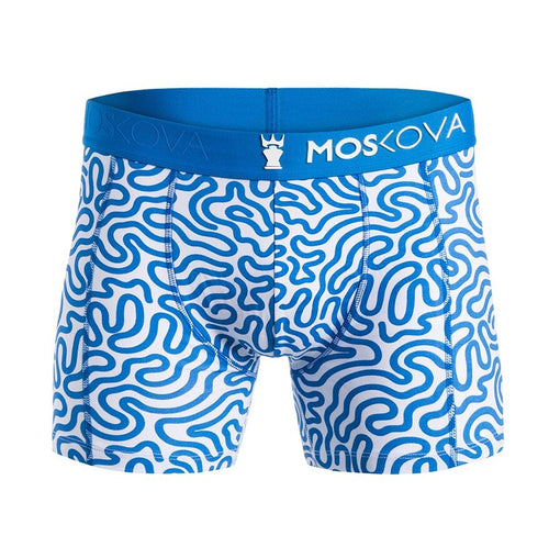 Boxer Moskova M2 Coton - Labyrinthe Blue