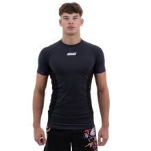Charger l&#39;image dans la galerie, Meerkatsu Shinobi Compression Top Short Sleeve- Noir
