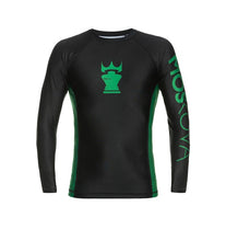 Lade das Bild in den Galerie-Viewer, 2022 Rashguard Moskova Training Top-Manga Green Black
