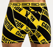 Carregar imagem no visualizador da galeria, Smuggling Duds Boxer Shorts - Caution - StockBJJ

