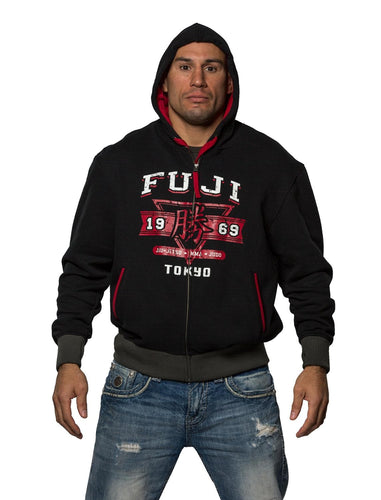 Fuji Tokyo 1969 Full Reißverschluss Hoodie