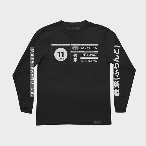 Marca de camiseta de manga longa