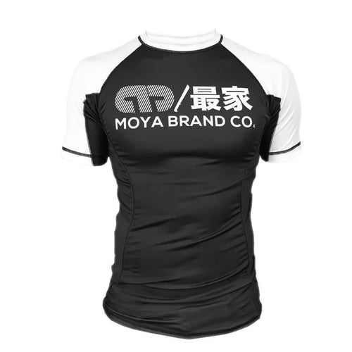 Rashguard Moya Brand Scuderia III Manga curta - Black