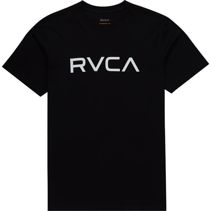 Großes RVCA-T-Shirt – Schwarz – StockBJJ