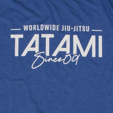 Load image into Gallery viewer, Tatami Since &#39;09 Washed T-Shirt- Azul - StockBJJ
