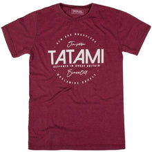Load image into Gallery viewer, Tatami Worldwide Supply Washed T-Shirt- Burdeos - StockBJJ
