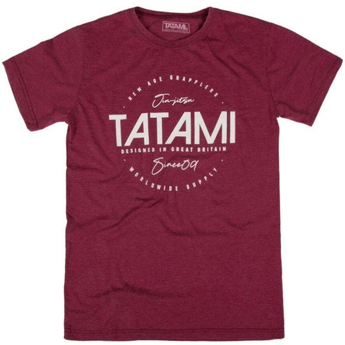 Tatami Worldwide Supply gewaschene T-Shirt-Bordeaux