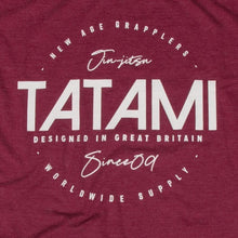 Charger l&#39;image dans la galerie, Tatami Worldwide Supply Washed T-Shirt- Burdeos - StockBJJ
