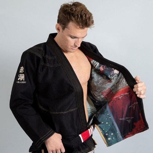 Kimono BJJ (GI) Maeda Akashio Limited Edition - Schwarz