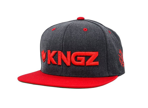 Kingz Logo Snapback- Rojo