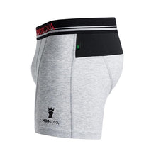 Lade das Bild in den Galerie-Viewer, Boxer Moskova M2 Algodón - Heather Grey Stripe - StockBJJ
