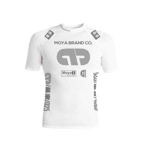 Rashguard Team Moya Manga Corta - Blanco