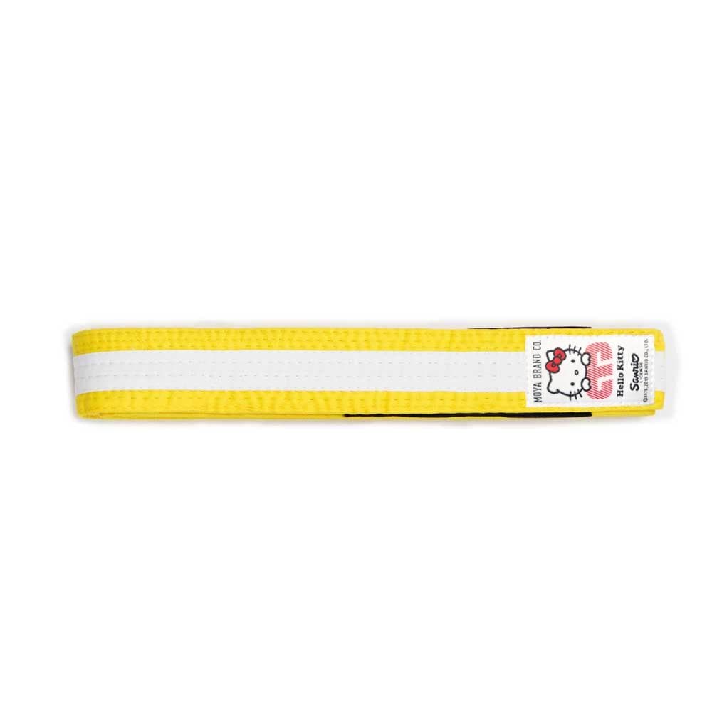 Moya hello kitty belt for children- yellow-white