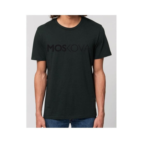 MOSKOVA TEE SCRIPT BLACK-Shiny Black