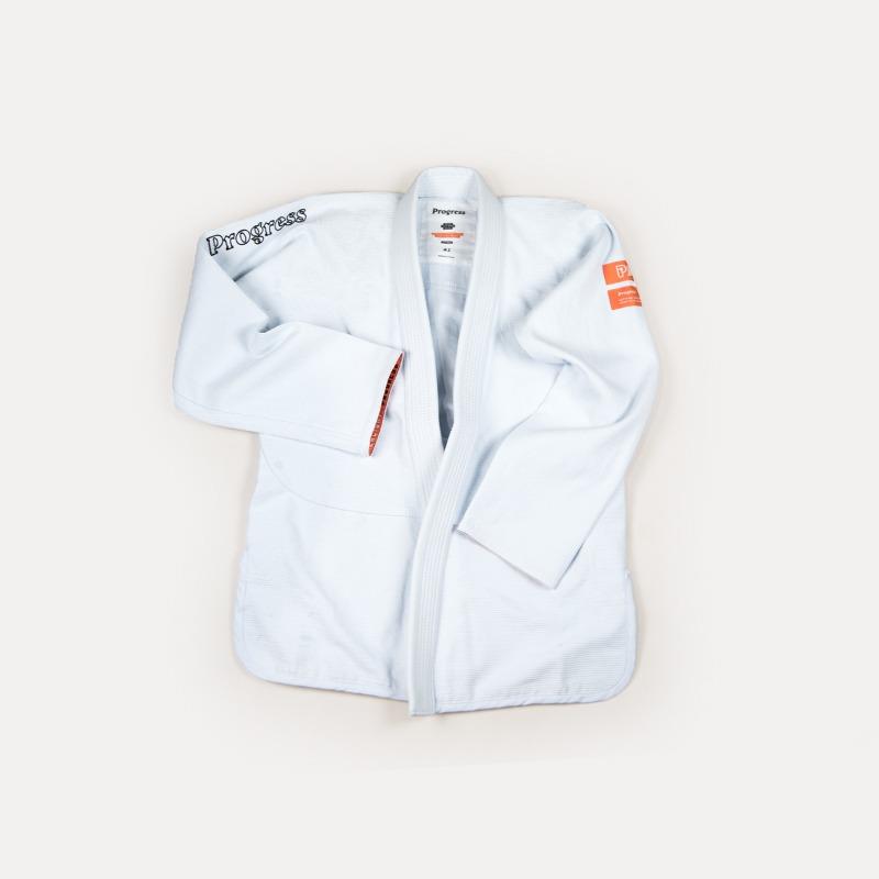 Kimono BJJ (GI) Fortschritt Featherlight Lightweight Competition-White