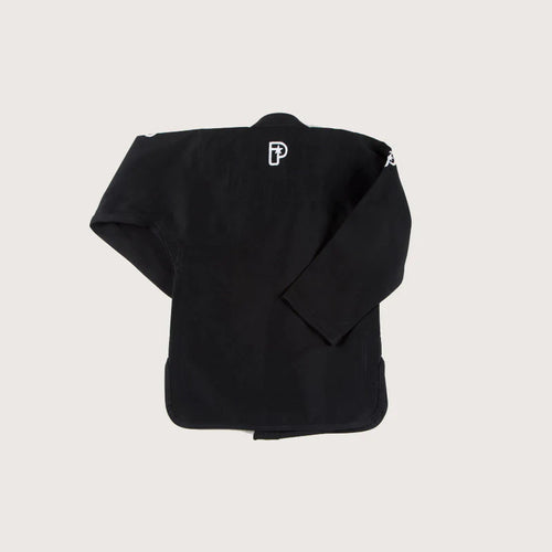 BJJ Gi Progress Kids The Academy- Black - WHITE BELT INCLUDED
