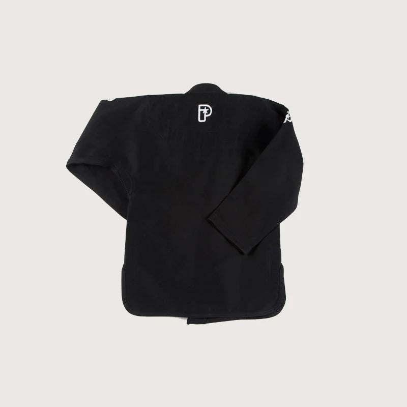 Kimono BJJ (GI) Progrea às crianças a academia- Black-White Cinturon incluído