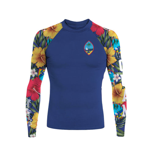 Rashguard All Island Sleeve longue - bleu