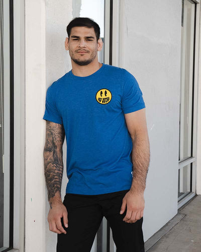 T-shirt de Choke Republic Smiley-Blue