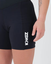 Cargar imagen en el visor de la galería, Kingz Kore Women´s Training Shorts- Negro
