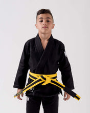 Carregar imagem no visualizador da galeria, Kimono BJJ (gi) Kingz Kid&#39;s Kore Black com faixa branca
