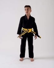 Carregar imagem no visualizador da galeria, Kimono BJJ (gi) Kingz Kid&#39;s Kore Black com faixa branca
