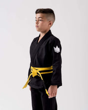 Cargar imagen en el visor de la galería, Kimono BJJ (Gi) Kingz Kid´s Kore Negro con cinturón blanco
