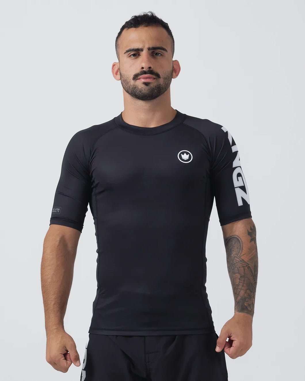 Rashguard Kingz Kore V2 Short Sleeve- Black