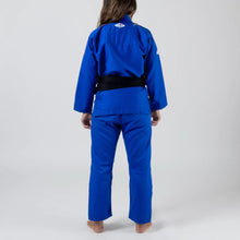 Charger l&#39;image dans la galerie, Kimono BJJ (GI) Maeda Red Label 3.0 Bleu pour les femmes - ceinture blanche incluse
