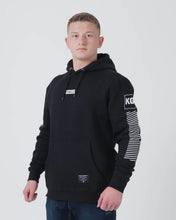 Carregar imagem no visualizador da galeria, Kingz Slant Bar Pullover Hoodie- Black
