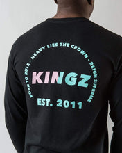 Load image into Gallery viewer, Kingz Kringz T-shirt L/S- Black

