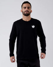 Lade das Bild in den Galerie-Viewer, Kingz Jiu Jitsu Squad L/S-Black T-Shirt
