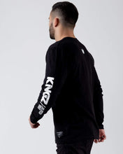 Lade das Bild in den Galerie-Viewer, Kingz Jiu Jitsu Squad L/S-Black T-Shirt

