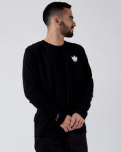 Lade das Bild in den Galerie-Viewer, Kingz Jiu Jitsu Squad L/S-Black T-Shirt

