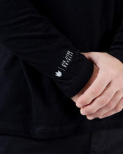 Lade das Bild in den Galerie-Viewer, Kingz Jiu Jitsu Squad L/S-Black T-Shirt
