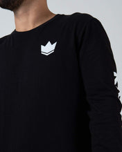 Lade das Bild in den Galerie-Viewer, Kingz Jiu Jitsu Squad L/S-Black T-Shirt
